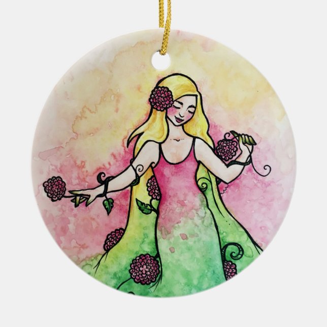 Décoration En Céramique Green Thumb Springtime  (Devant)