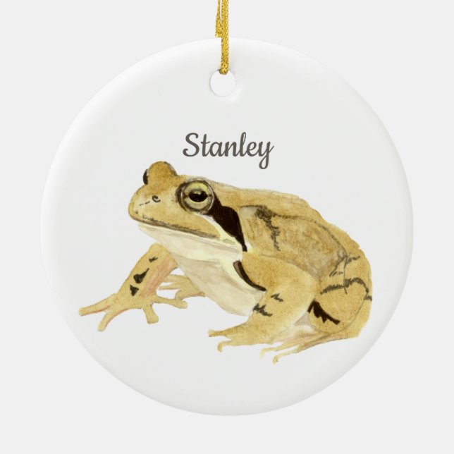 Décoration En Céramique Grenouille (Dos)