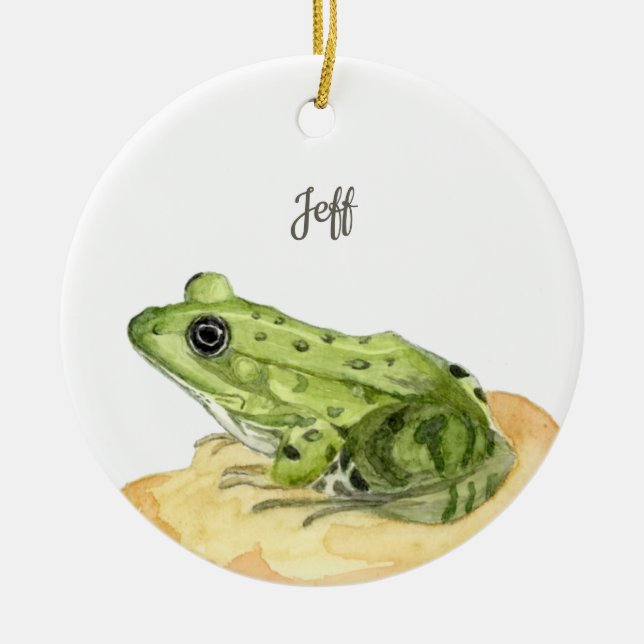 Décoration En Céramique Grenouille (Devant)