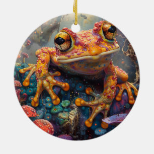 Décoration En Céramique Grenouille magique Fairytale