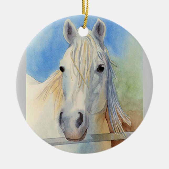 Décoration En Céramique Griffonnage de ricanement (Devant)