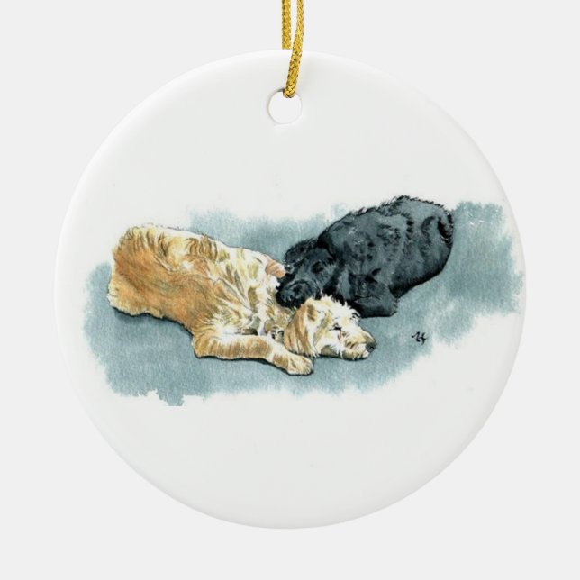 Décoration En Céramique Griffonnages dans l'amour (Devant)