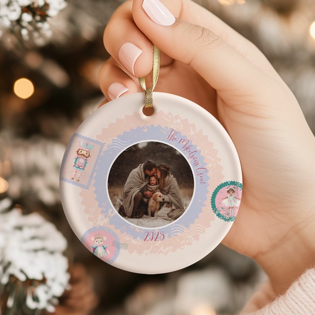 Décoration En Céramique Groovy Nutcracker Retro Pastel Christmas (Créateur téléchargé)