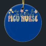 Décoration En Céramique Groovy PICU Nurse Pediatric Intensive Care Unit<br><div class="desc">Groovy PICU Nurse Pediatric Intensive Care Unit Gift. Perfect gift for your dad,  mom,  papa,  men,  women,  friend and family members on Thanksgiving Day,  Christmas Day,  Mothers Day,  Fathers Day,  4th of July,  1776 Independent day,  Veterans Day,  Halloween Day,  Patrick's Day</div>
