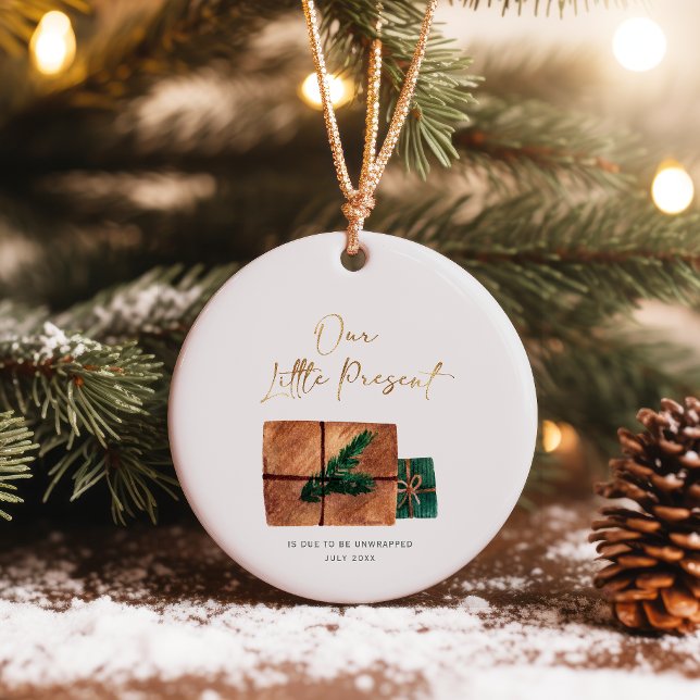 Décoration En Céramique Grossesse s'attendant à Noël Nouveau bébé (Créateur téléchargé)