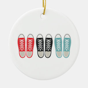 Décoration En Céramique Grunge Shoes