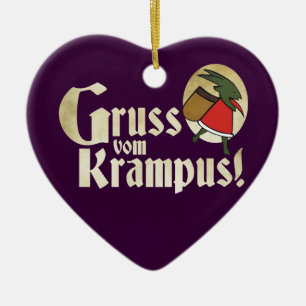 Décoration En Céramique Gruss Vom Krampus