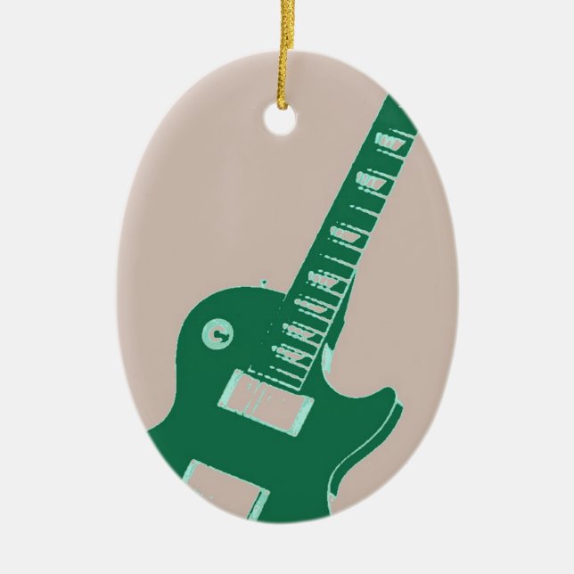 Décoration En Céramique Guitare électrique (Devant)