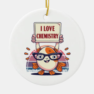 Décoration En Céramique Guppies et chimie d'amour