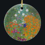 Décoration En Céramique Gustav Klimt Flower Garden Cottage Nature<br><div class="desc">A beautiful garden painting - this is a classic painting by Gustav Klimt,  called Cottage Garden,  or Bauergarten,  1907,  which is a close up of a flower garden,  a colorful floral painting.</div>