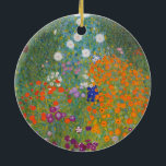 Décoration En Céramique Gustav Klimt Flower Garden Cottage Nature<br><div class="desc">A beautiful garden painting - this is a classic painting by Gustav Klimt,  called Cottage Garden,  or Bauergarten,  1907,  which is a close up of a flower garden,  a colorful floral painting.</div>