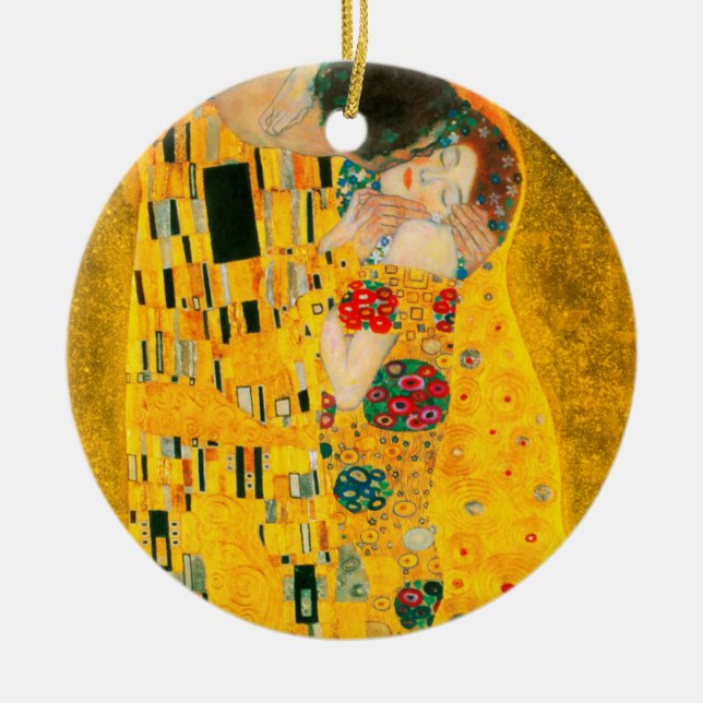 Décoration En Céramique Gustav Klimt Le Baiser (Devant)
