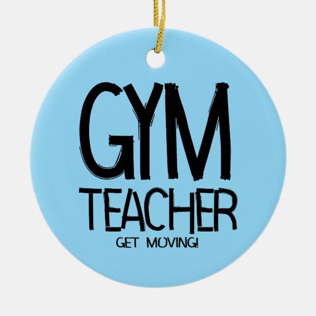 Décoration En Céramique Gym Teacher Move (Devant)
