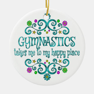Décoration En Céramique Gymnastique Joyeux Lieu