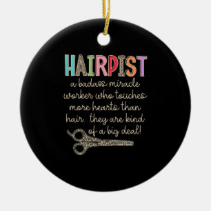 Décoration En Céramique Hairapist Coiffeur Définition Funny Coiffeur St