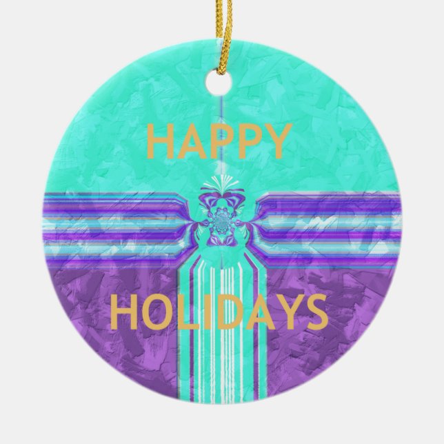 Décoration En Céramique Hakuna Matata Joyeuses Fêtes (Devant)