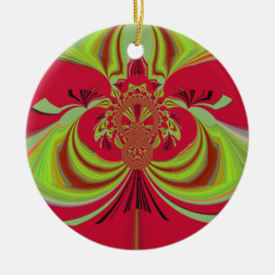 Décoration En Céramique Hakuna Matata red yellow design