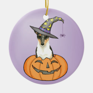 Décoration En Céramique Halloween Smooth Collie