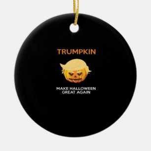 Décoration En Céramique Halloween Trumpkin V4