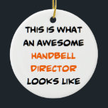 Décoration En Céramique handbell directeur, génial<br><div class="desc">directeur de handbell</div>