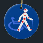 Décoration En Céramique Handicap invisible / visible<br><div class="desc">Dessins et Pictogrammes crée une partir d'éléments Libre de droit et est lui même Libre de droit a utiliser et adapté selon votre convenance. Sensibiliser sur les handicaps invisibles, une personne en situation d'handicap n'est pas forcément appareillé. 2% des personnes en situation de handicap sont en fauteuil roulant. 80 %...</div>