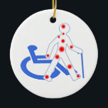 Décoration En Céramique Handicap invisible / visible<br><div class="desc">Dessins et Pictogrammes crée une partir d'éléments Libre de droit et est lui même Libre de droit a utiliser et adapté selon votre convenance. Sensibiliser sur les handicaps invisibles, une personne en situation d'handicap n'est pas forcément appareillé. 2% des personnes en situation de handicap sont en fauteuil roulant. 80 %...</div>