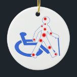 Décoration En Céramique Handicap invisible / visible<br><div class="desc">Dessins et Pictogrammes crée une partir d'éléments Libre de droit et est lui même Libre de droit a utiliser et adapté selon votre convenance. Sensibiliser sur les handicaps invisibles, une personne en situation d'handicap n'est pas forcément appareillé. 2% des personnes en situation de handicap sont en fauteuil roulant. 80 %...</div>