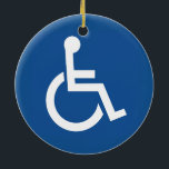 Décoration En Céramique Handicapped<br><div class="desc">Handicapped,  Disabled</div>