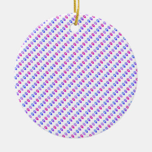 Décoration En Céramique Hanoukka Dreidels colorés