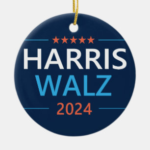 Décoration En Céramique Harris Walz 2024 pour le président