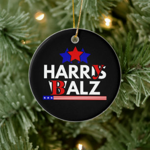 Décoration En Céramique Harris Walz 24 Harry Balz 2024 Meme Democratics