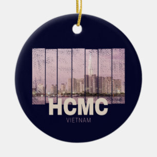 Décoration En Céramique HCMC Saigon (Ho-Chi-Minh-Ville) Skyline Vietnam