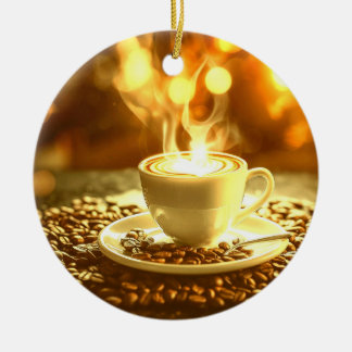 Décoration En Céramique Heure du café