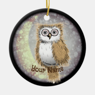 Décoration En Céramique Hibou