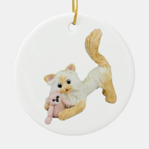 Décoration En Céramique Himalaya Chat Flamme point de la céramique ornemen