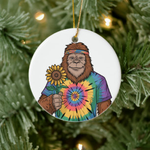 Décoration En Céramique Hippie Sasquatch