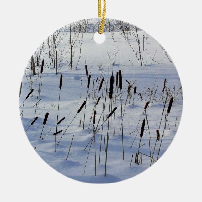 Décoration En Céramique Hiver au Québec, Canada (Devant)