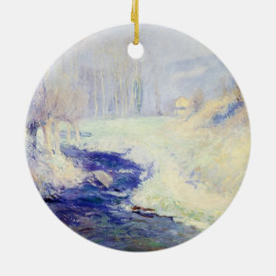 Décoration En Céramique Hiver (par Guy Rose)