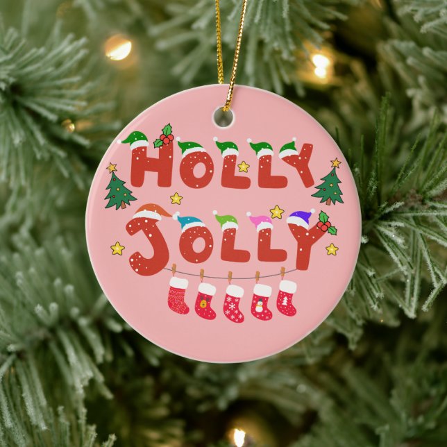 Décoration En Céramique Holly Jolly (Arbre)