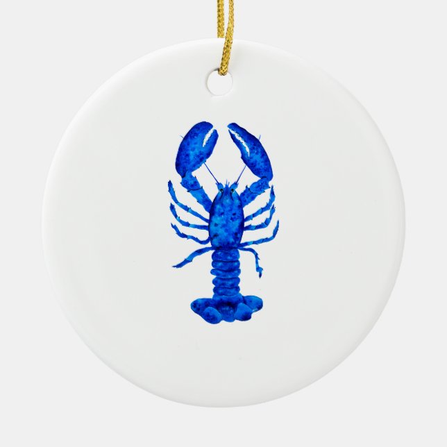 Décoration En Céramique Homard bleu (Devant)