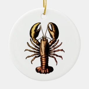Décoration En Céramique Homard vintage tendance