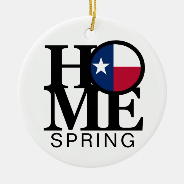 Décoration En Céramique HOME Spring TX (Devant)