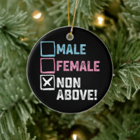 Homme Femme Non Au-dessus ! Drôle Transgenre Gays 
