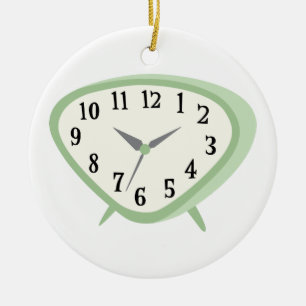 Décoration En Céramique Horloge Vintage
