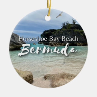Décoration En Céramique Horseshoe Bay Beach Bermudes