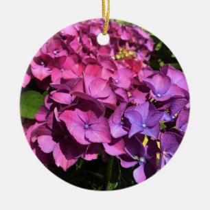 Décoration En Céramique Hortensias