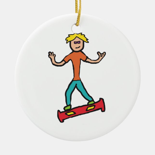 Décoration En Céramique Hoverboard (Devant)