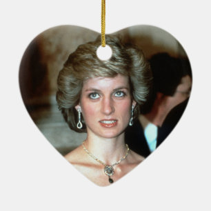 Décoration En Céramique HRH Princess Diana Vienna 1986