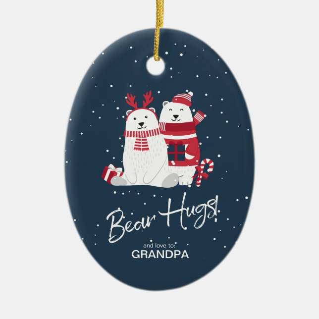 Décoration En Céramique Hugs d'ours polaire ID Modèle photo851 (Devant)