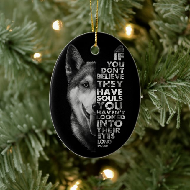 Décoration En Céramique Husky If You Don't (Arbre)